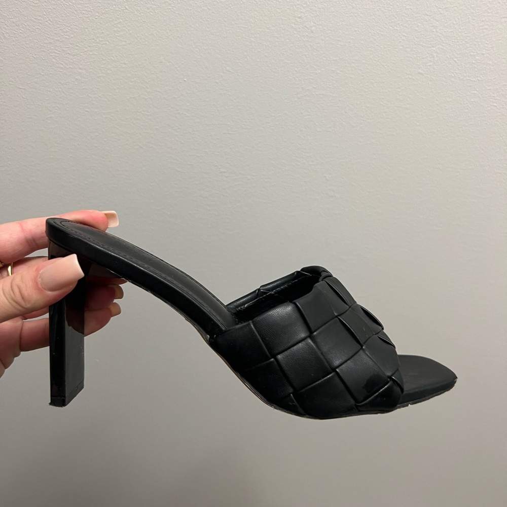 Black heels from JustFab